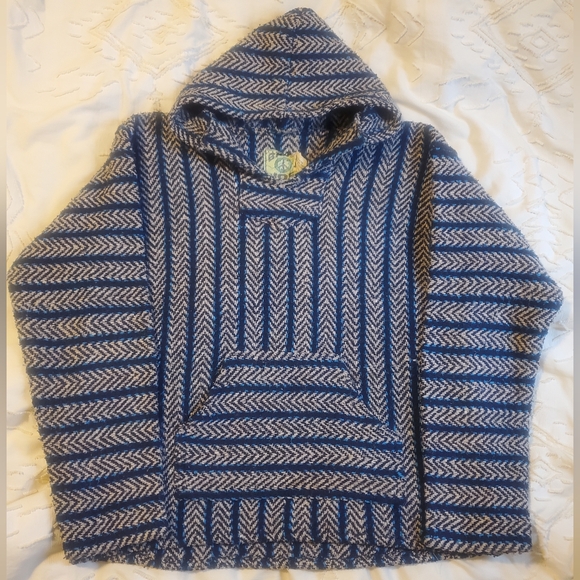 Grateful Dead Vintage Baja Joe Hoodie + Liquid Blue Tie-dye 1994 Banjo Patch - Picture 3 of 9